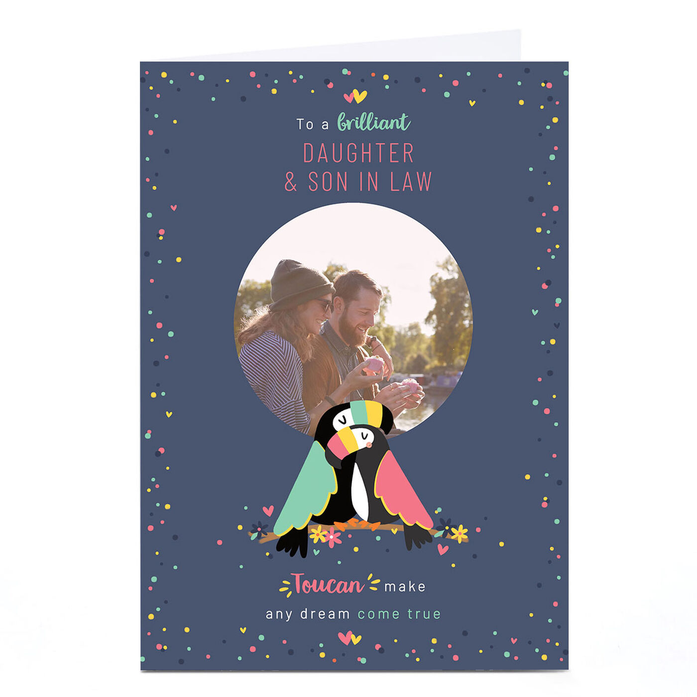 Buy Personalised Anniversary Photo Card Toucan Make Any Dream Come