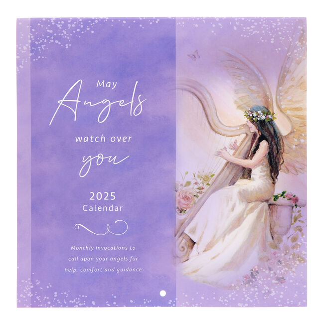 May Angels Watch Over You 2025 Square Calendar