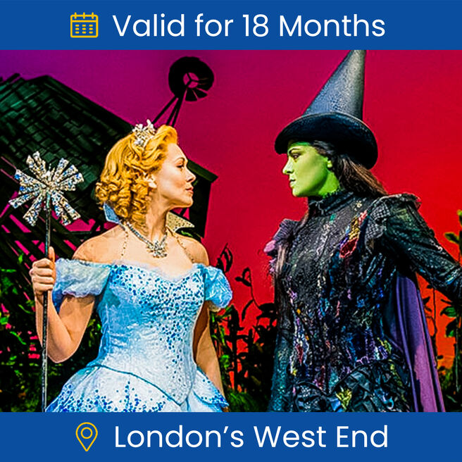 Tickets to Wicked & a Meal for Two Gift Experience Day