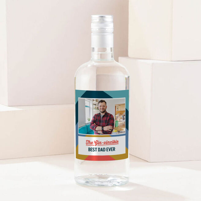 Photo Upload Personalised Gin - The Gin-vinsible