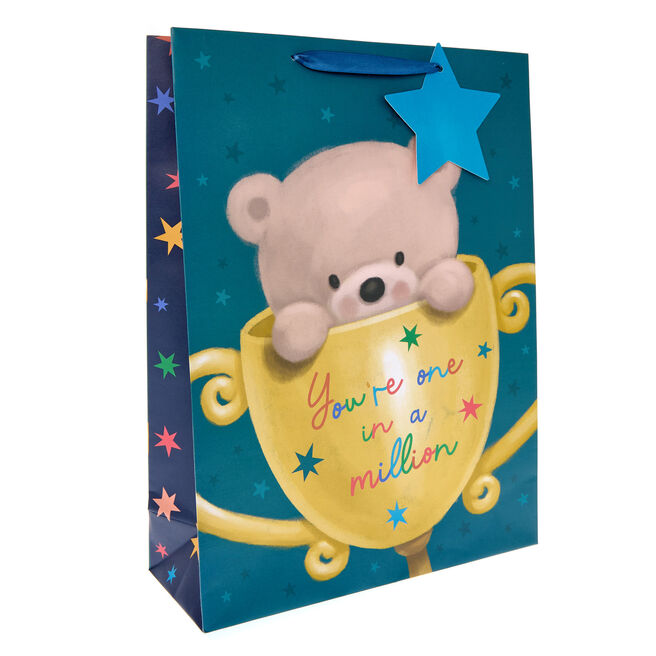 One In A Million Hugs Extra Large Portrait Gift Bag