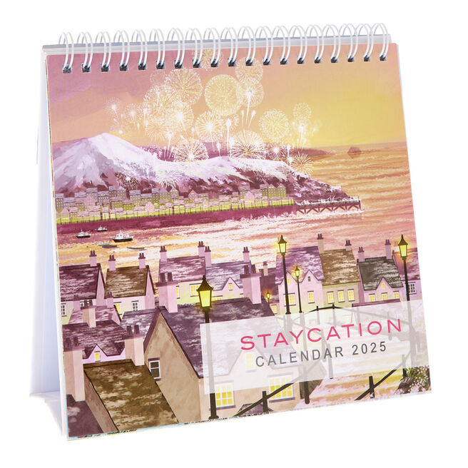 Staycation Desk Calendar 2025