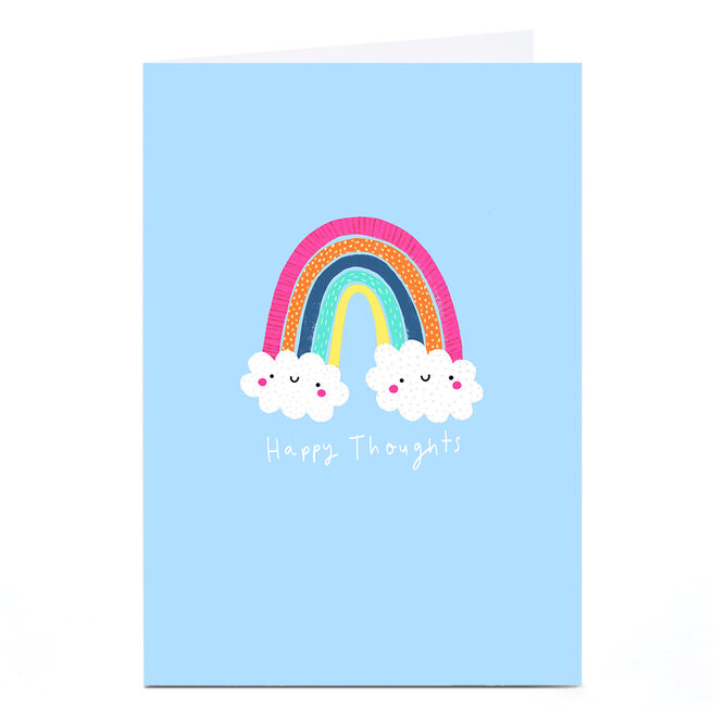 Personalised Jess Moorhouse Card - Happy Thoughts