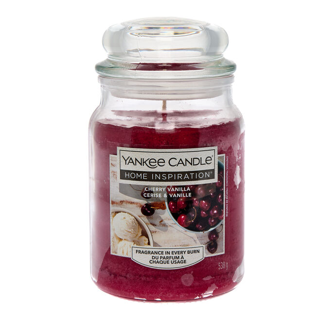 Yankee Candle Home Inspiration Cherry Vanilla Scented Candle 538g