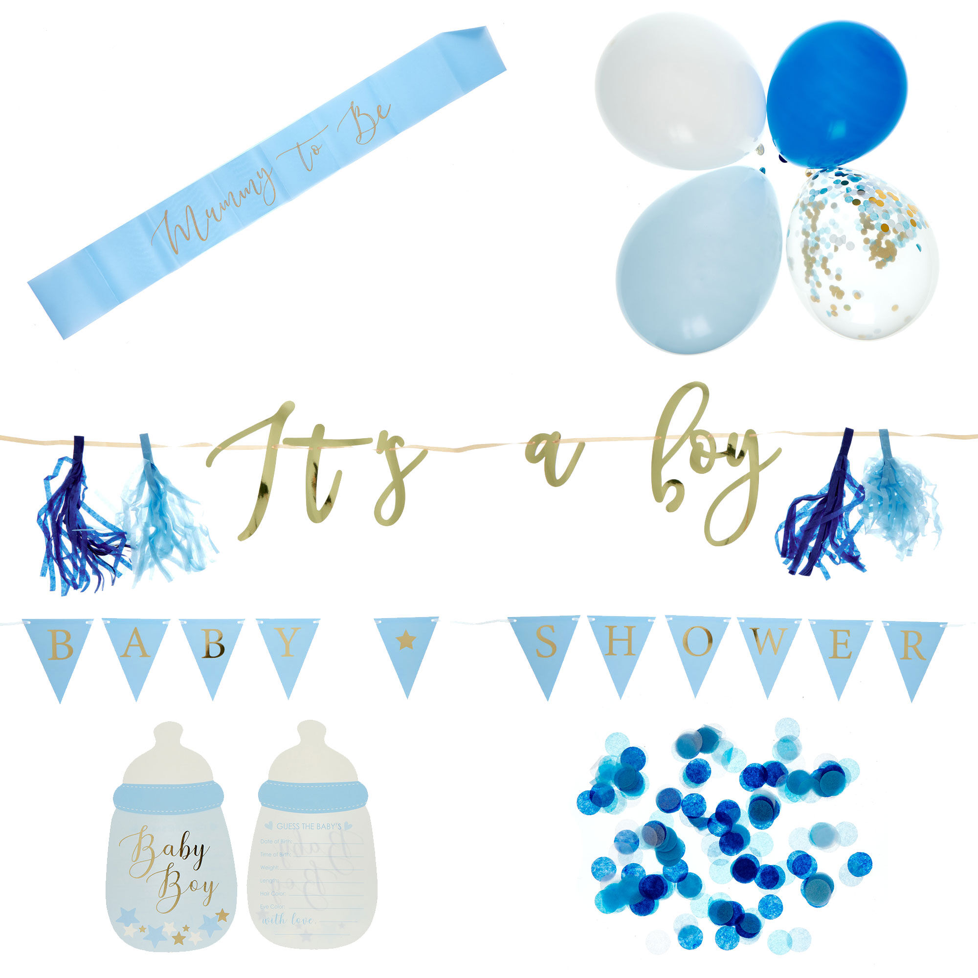 Baby boy decorations store for baby shower