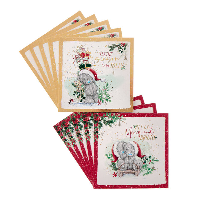 Me To You Tatty Teddy Christmas Cards - Pack of 12 (2 Designs)