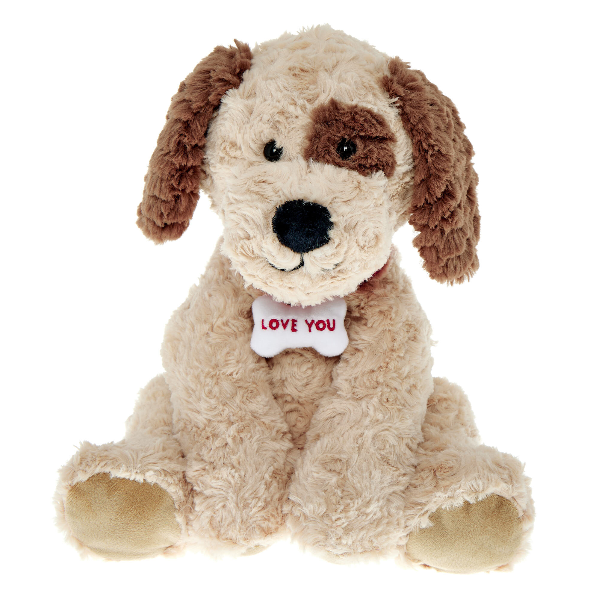 Large Love You Dog Soft Toy