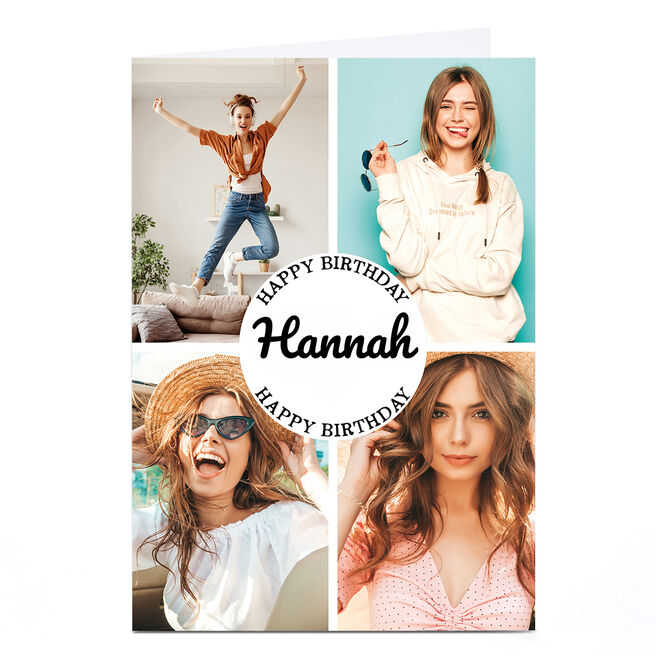 Photo Birthday Card - Any Name Happy Birthday | Card Factory