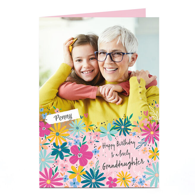Granddaughter Birthday Cards, Personalised Granddaughter Birthday Cards ...