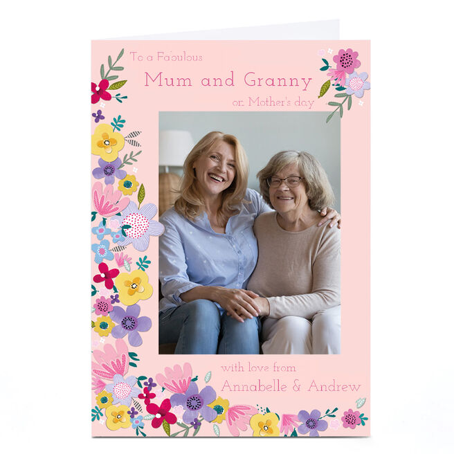 Photo Kerry Spurling Mother's Day Card - Floral Border
