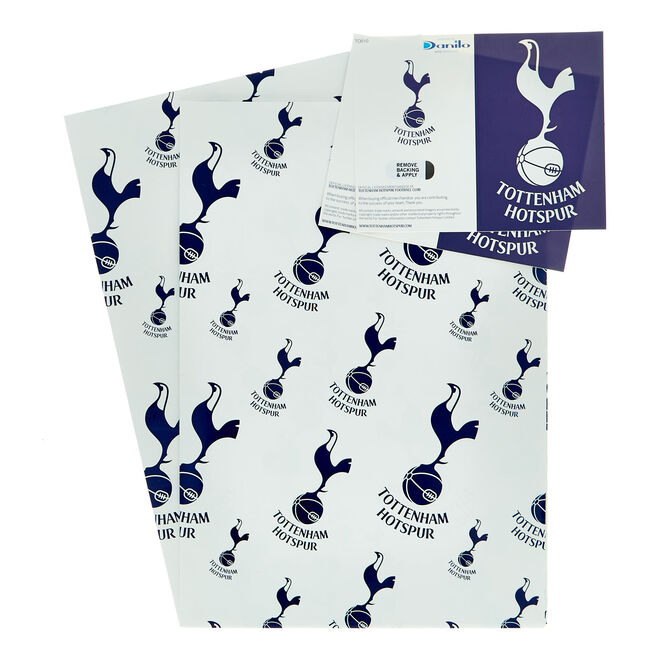Tottenham Hotspur Gift Wrap - 2 Sheets & 2 Tags