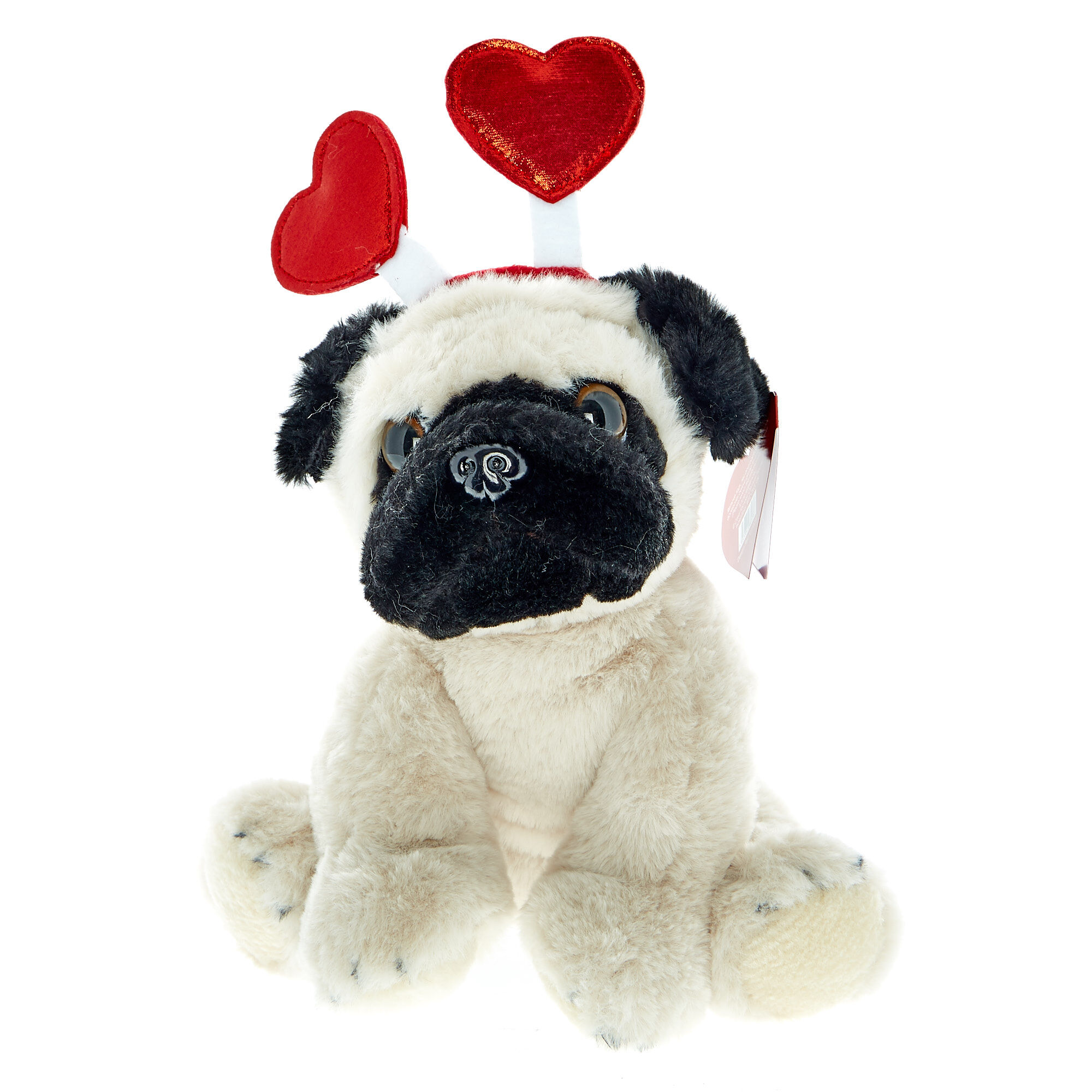 Pug soft toy store card factory