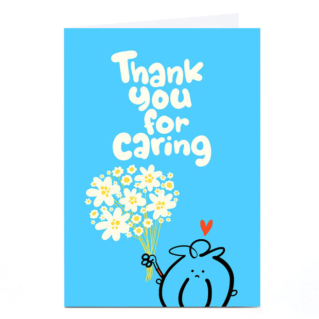 Personalised Fruitloops Thank You Card - For Caring