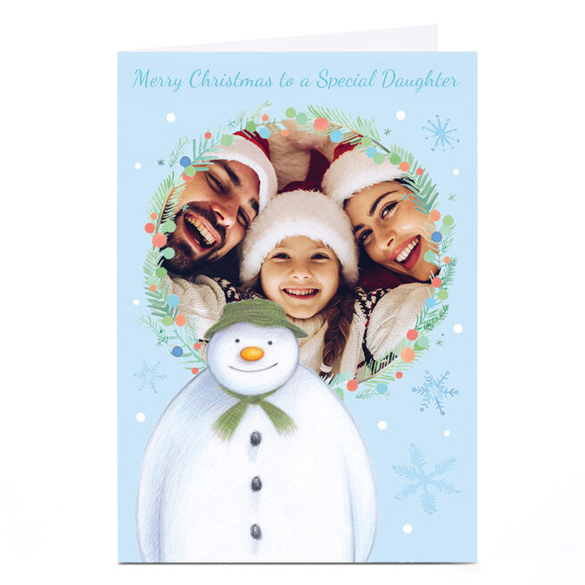 Photo The Snowman Christmas Card - Merry Christmas, Special Daughter