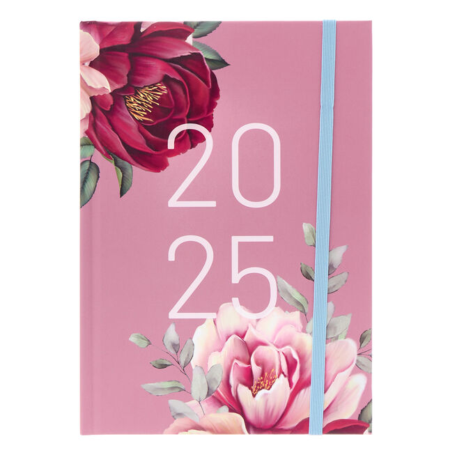 Floral A5 2025 Diary