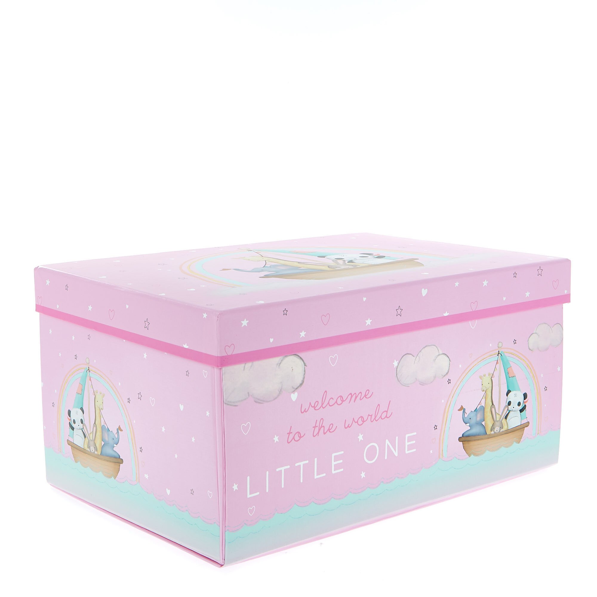 Baby boy gift store box card factory