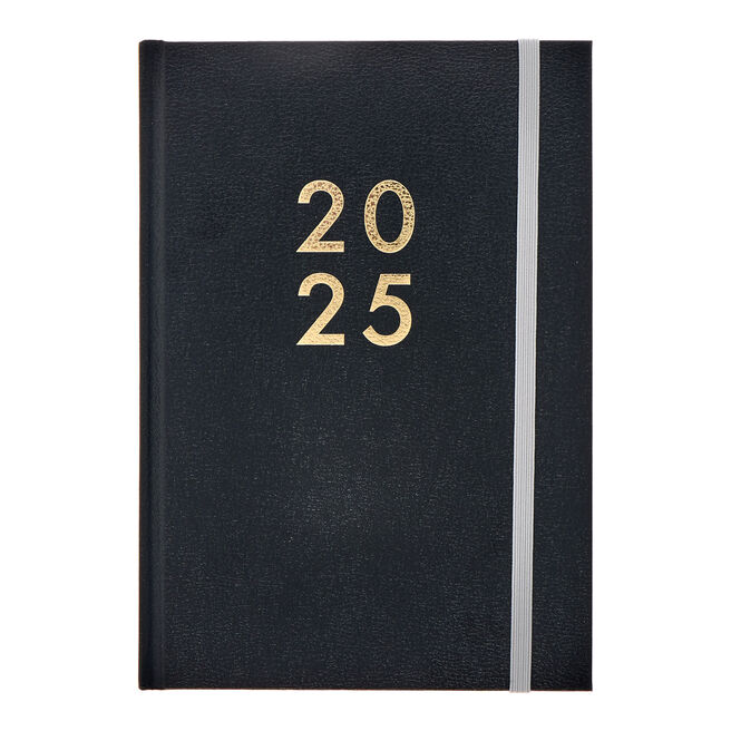 Black A5 2025 Diary