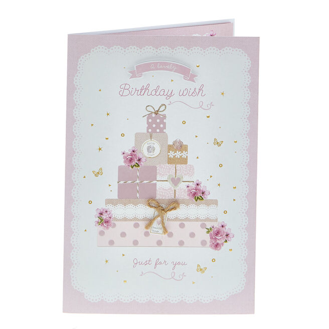 Birthday Card - A Lovely Wish Just For You