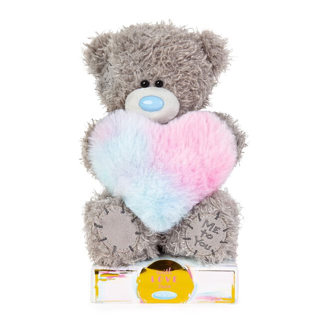 Me to You Tatty Teddy Rainbow Love Heart Bear