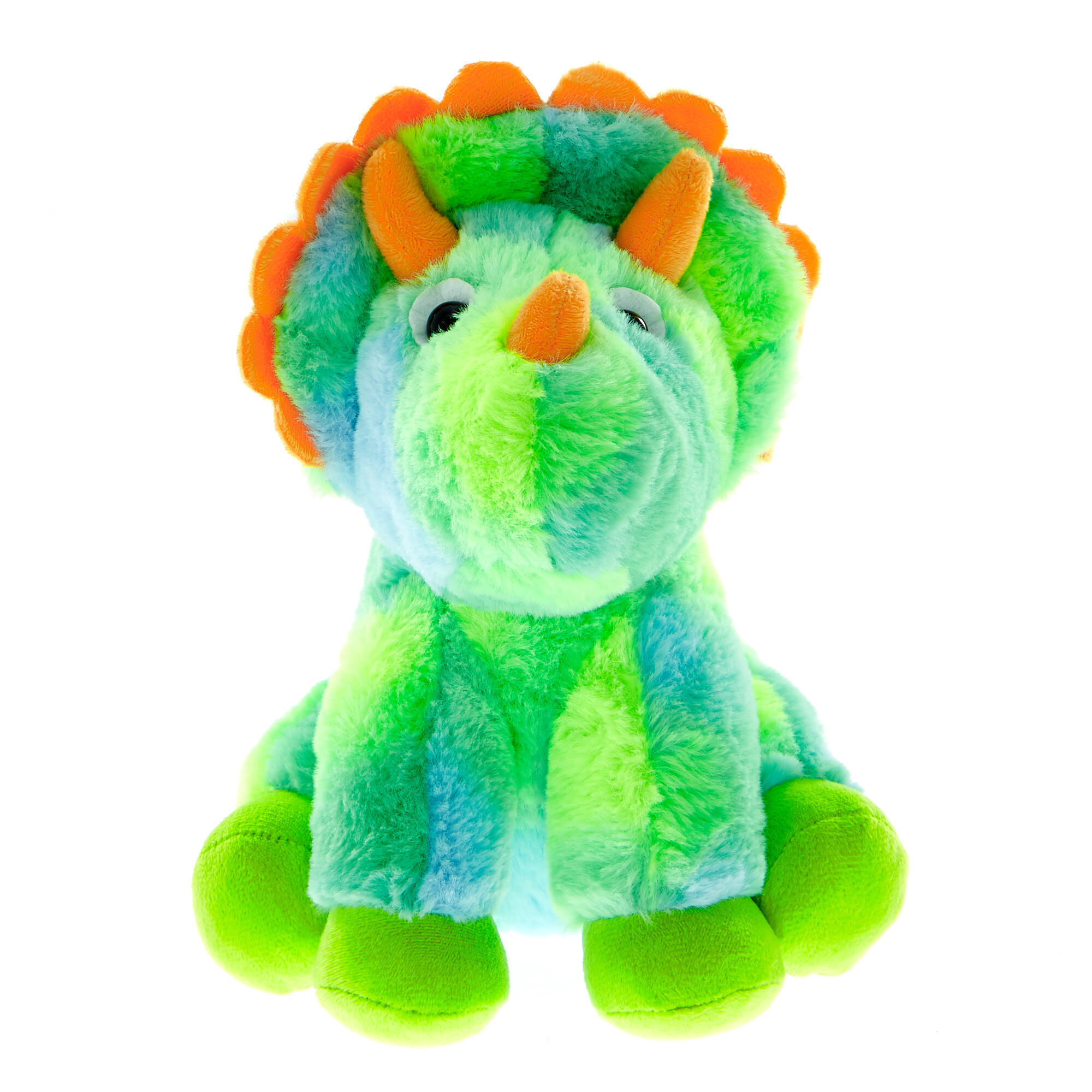 orange dinosaur soft toy