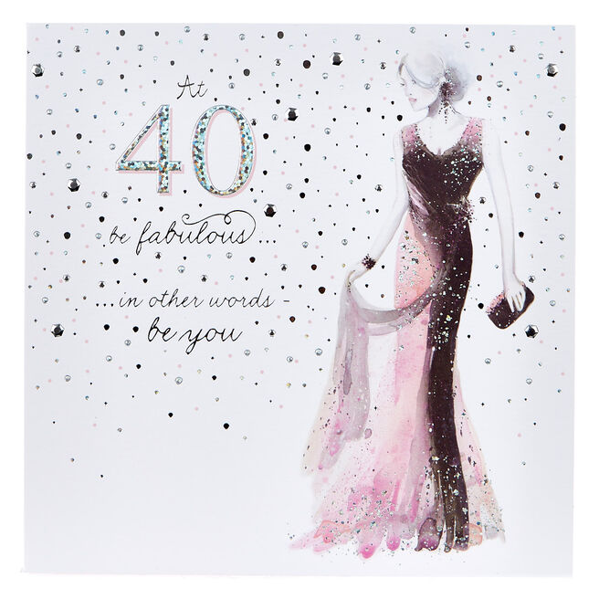 Find amazing products in 40th Birthday' today | Card Factory UK