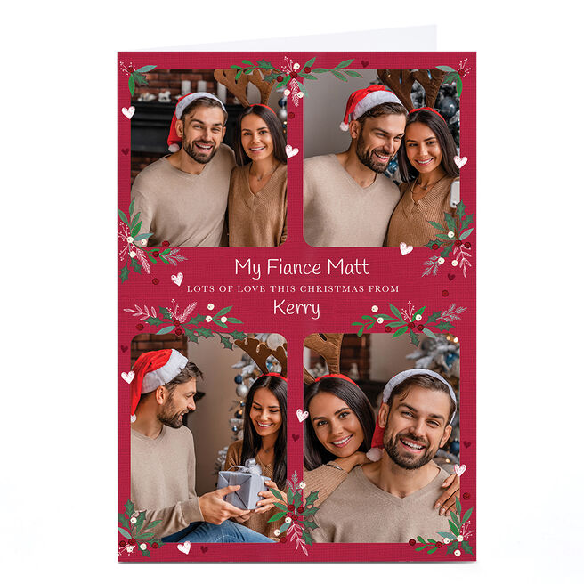 Photo Kerry Spurling Christmas Card - 4 Photo Lots of Love This Christmas