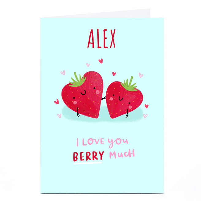 Personalised Jess Moorhouse Valentine's Day Card - Berry Much