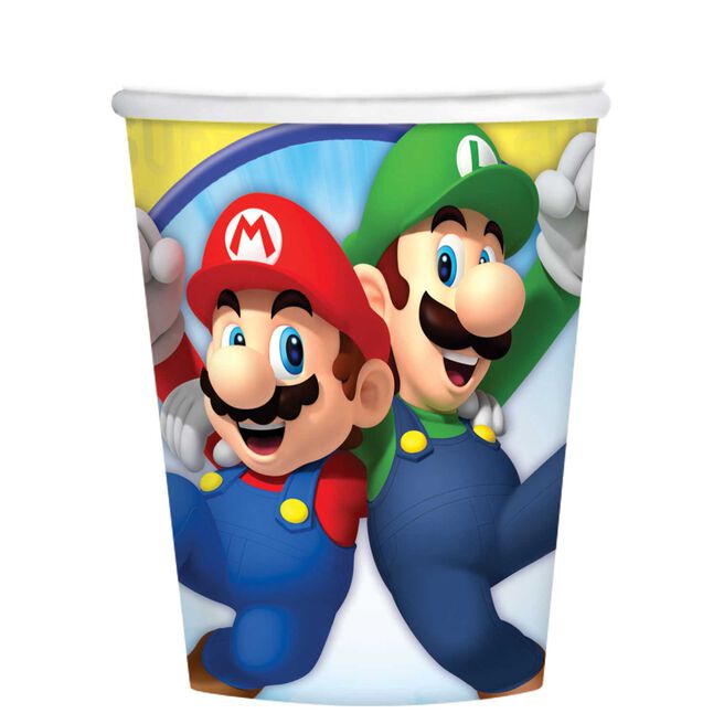 Super Mario Party Cups - Pack of 8