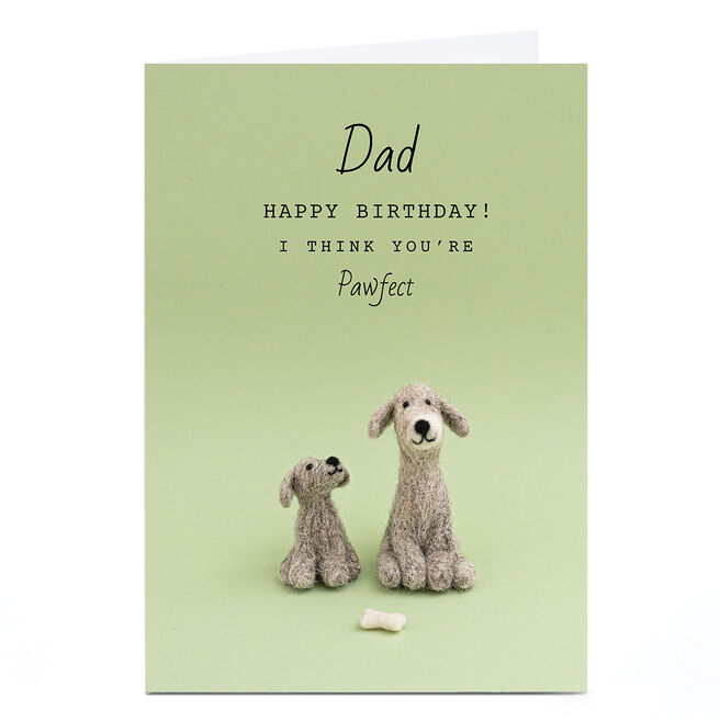 Personalised Lemon and Sugar Birthday Card - Pawfect Dad