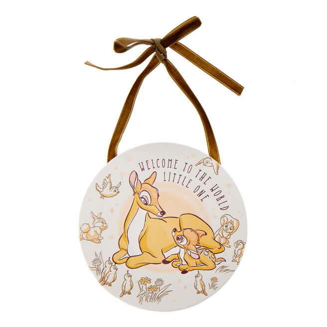 Welcome To The World Little One Bambi Plaque 