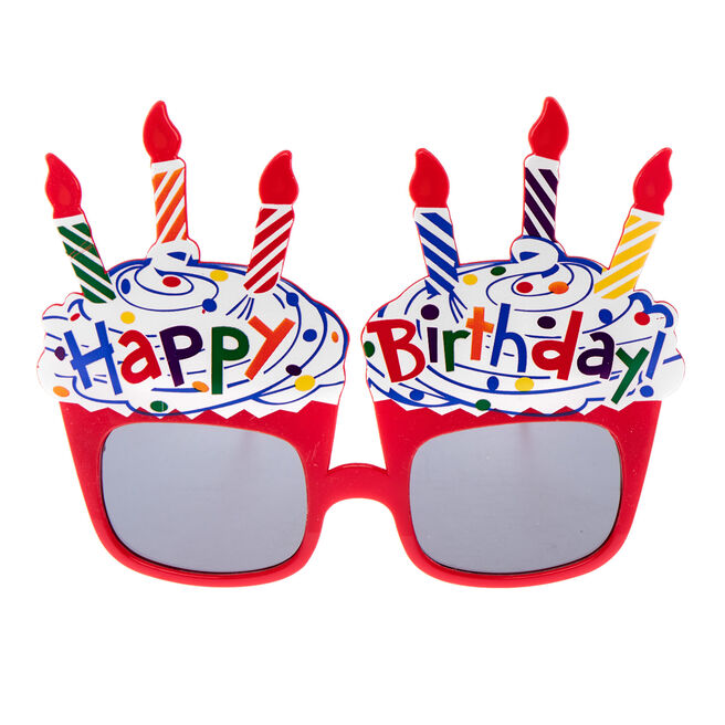 Happy Birthday Cake Party Glasses