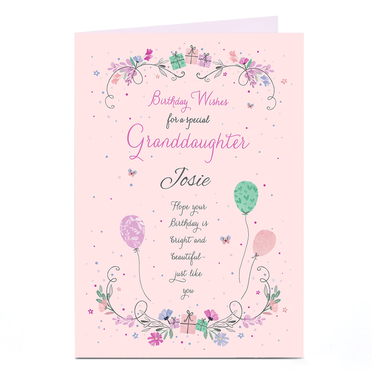 granddaughter birthday cards verses