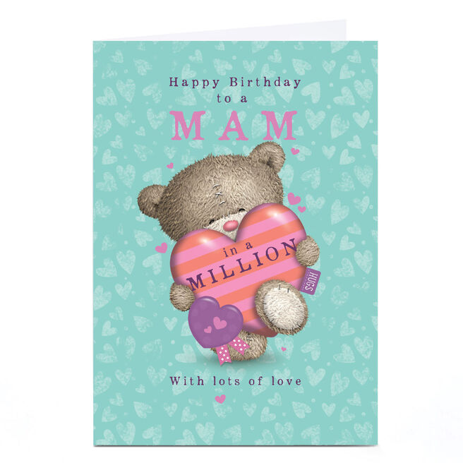 Personalised Hugs Birthday Card - Mam In A Million