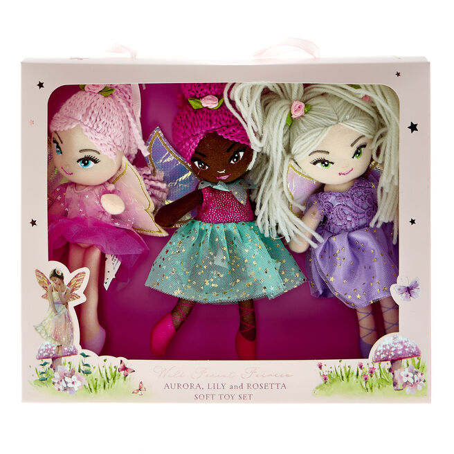 Wild Forest Fairies Soft Toy Set