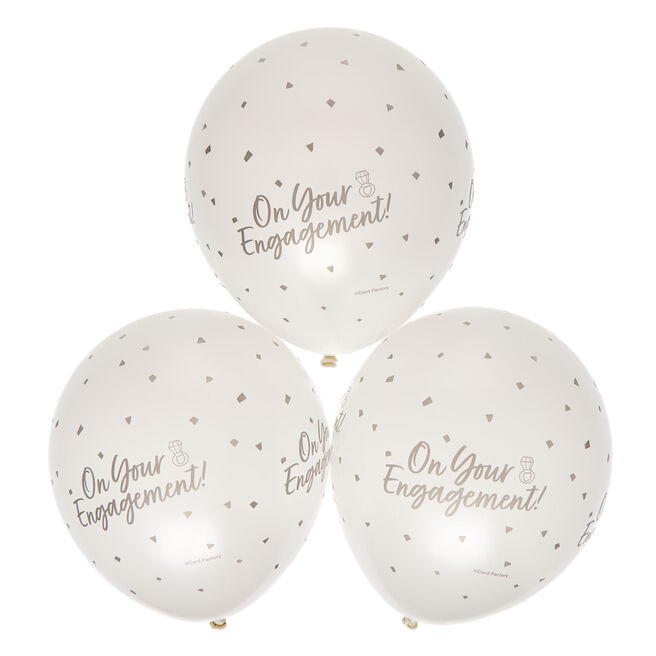 Latex On Your Engagement Balloons - Pack of 6