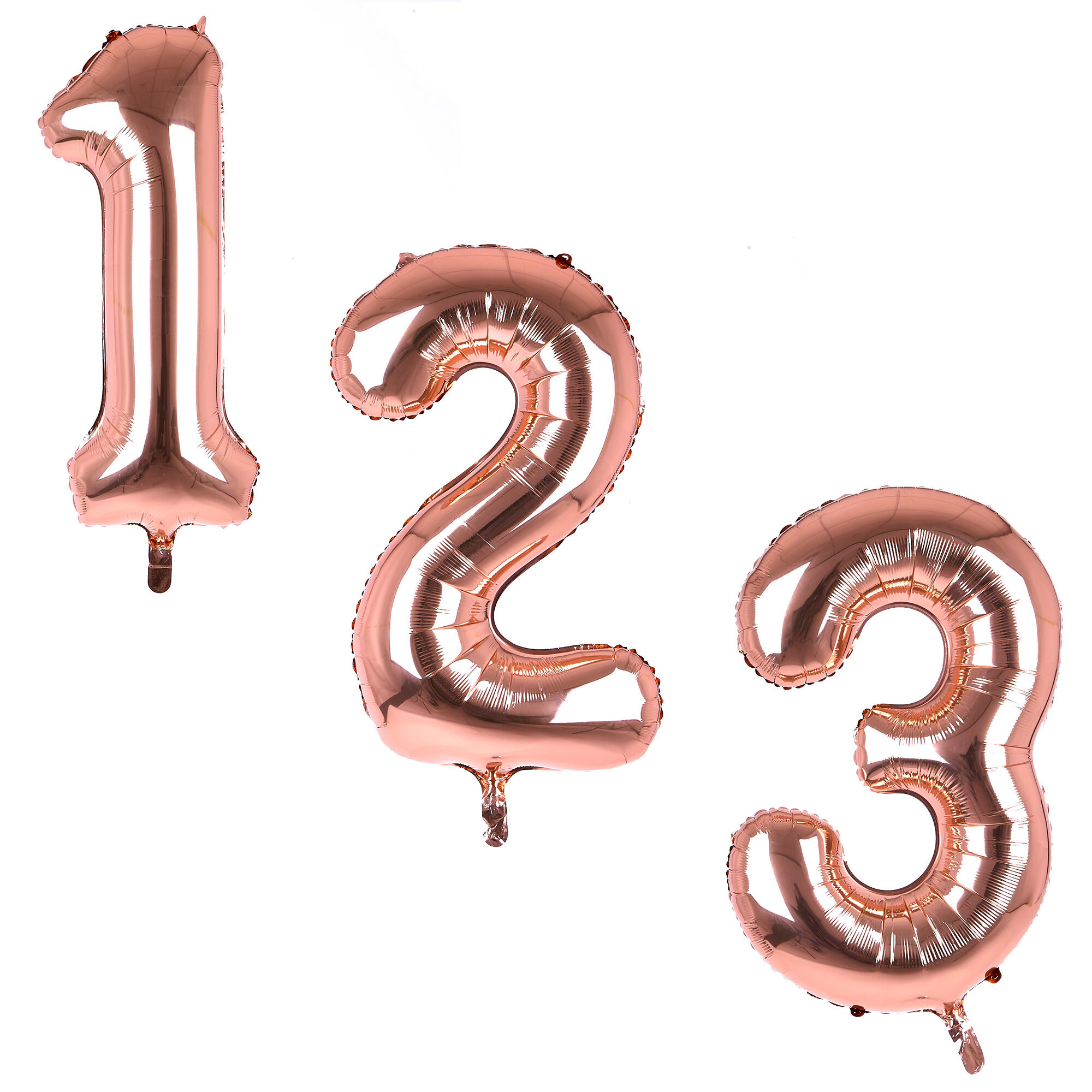 Gold helium number clearance balloons