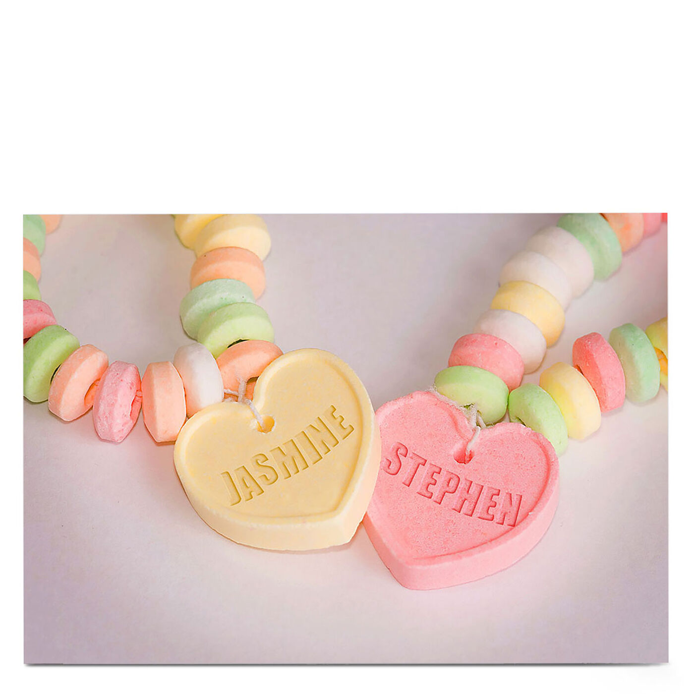 Buy Personalised Card - Candy Necklaces for GBP 1.79