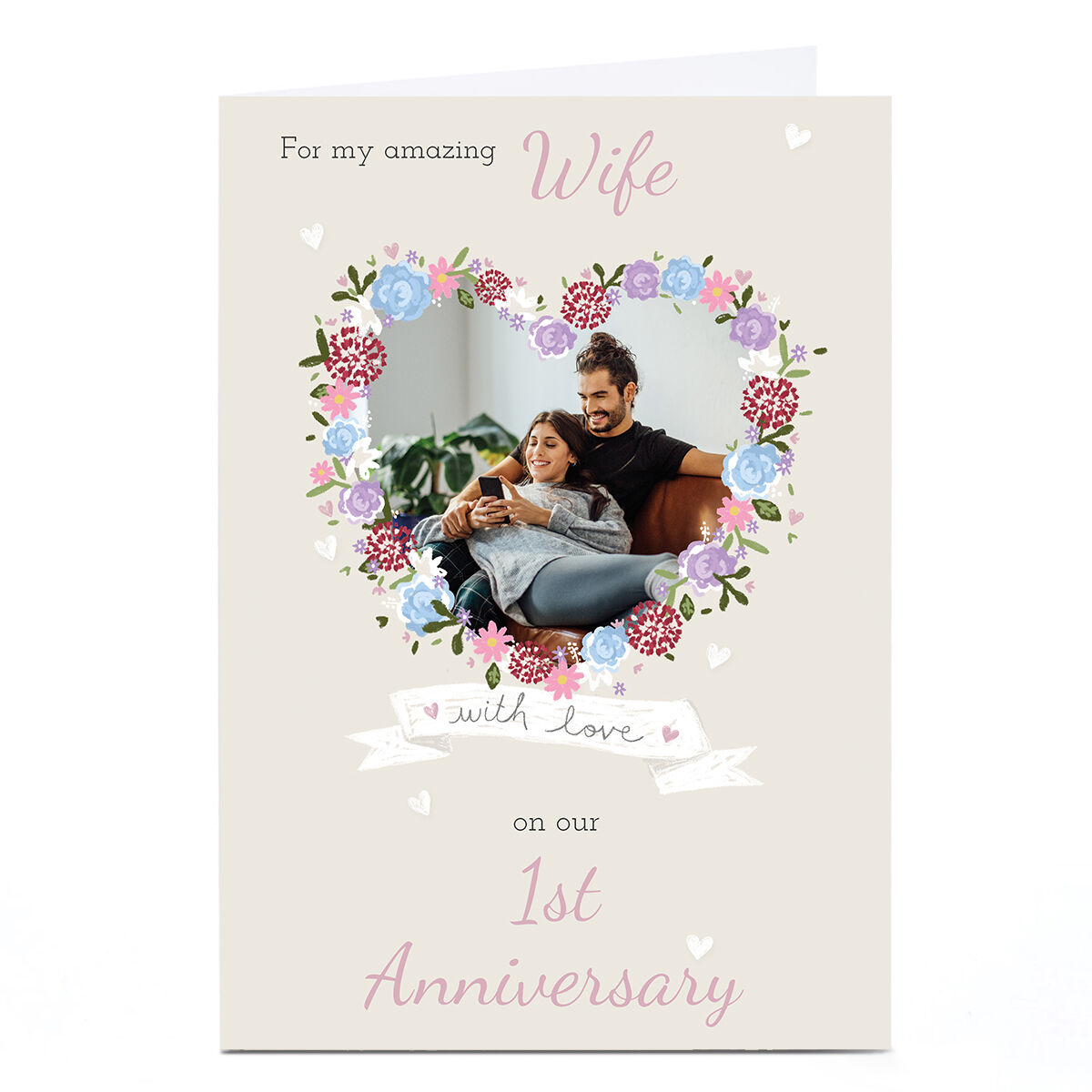 1st anniversary store cards for husband