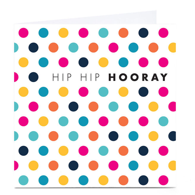 Personalised Hello Munki Card - Hip Hip Hooray 