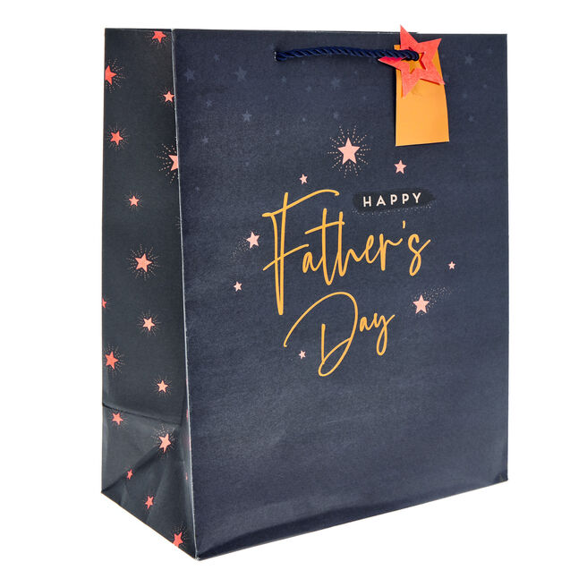 Happy Father's Day Large Portrait Gift Bag