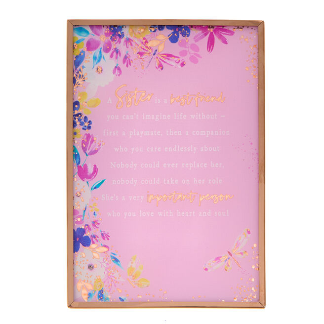 A Sister Is A Best Friend Plaque