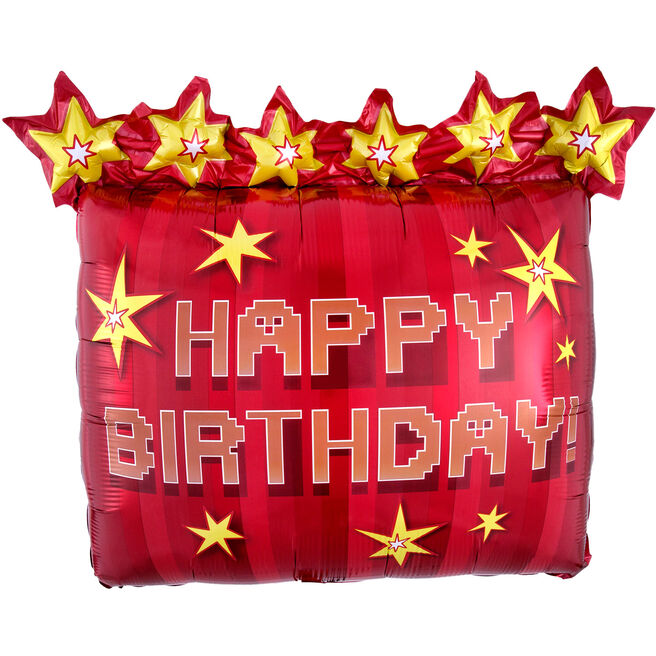 TNT Happy Birthday Supershape Foil Balloon