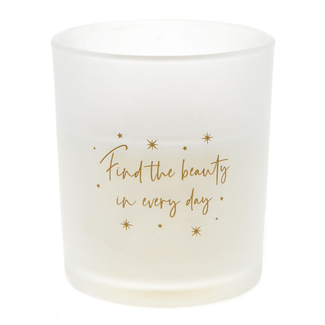 Find the Beauty in Every Day Vetiver & Bergamot Scented Candle