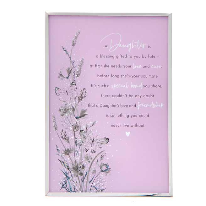 A Daughter Is A Blessing Plaque