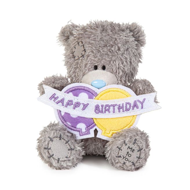 Me to You Tatty Teddy Happy Birthday Bear With Felt Balloons 