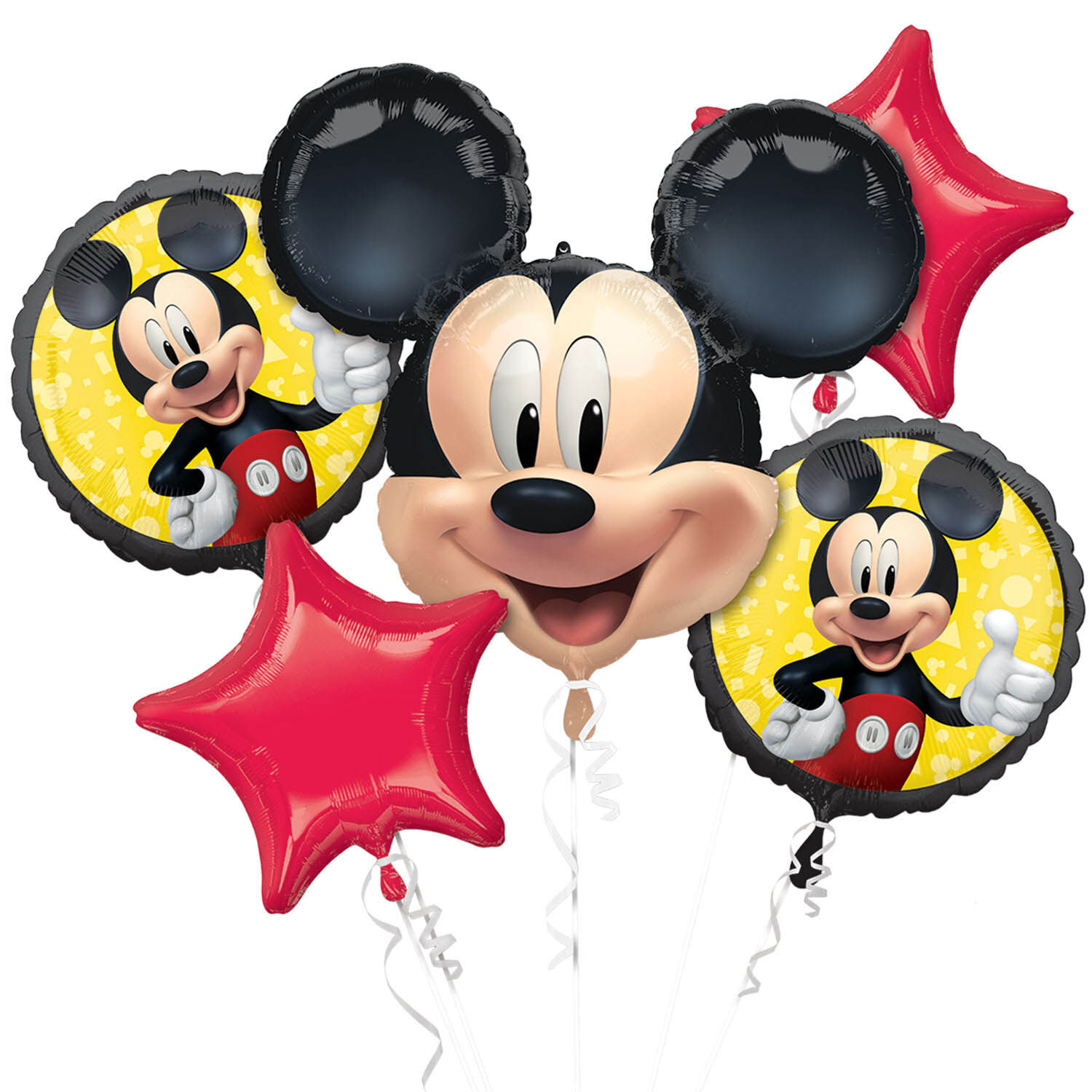 Buy Mickey Mouse Forever Foil Balloon Bouquet (Uninflated) for GBP