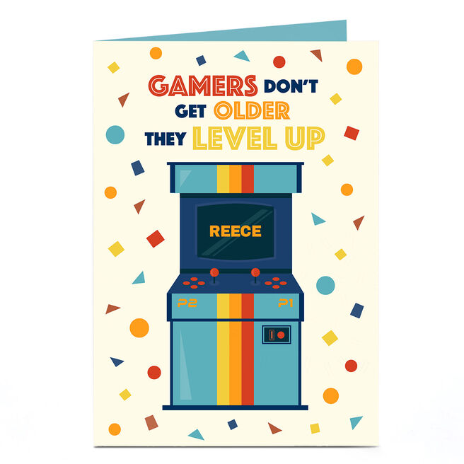 Personalised Birthday Card - Gamers Don't Get Old