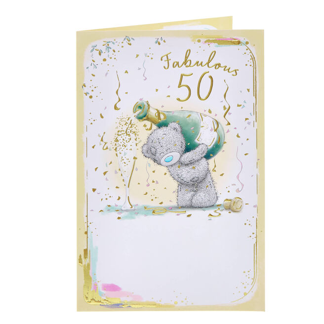 Me To You Tatty Teddy 50th Birthday Card