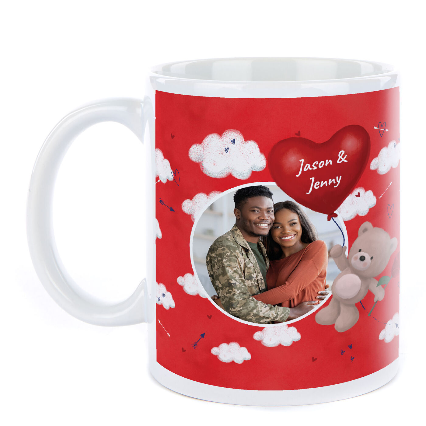 Buy Photo Mug Hugs Love Is In The Air For Gbp 999 Card Factory Uk 4913