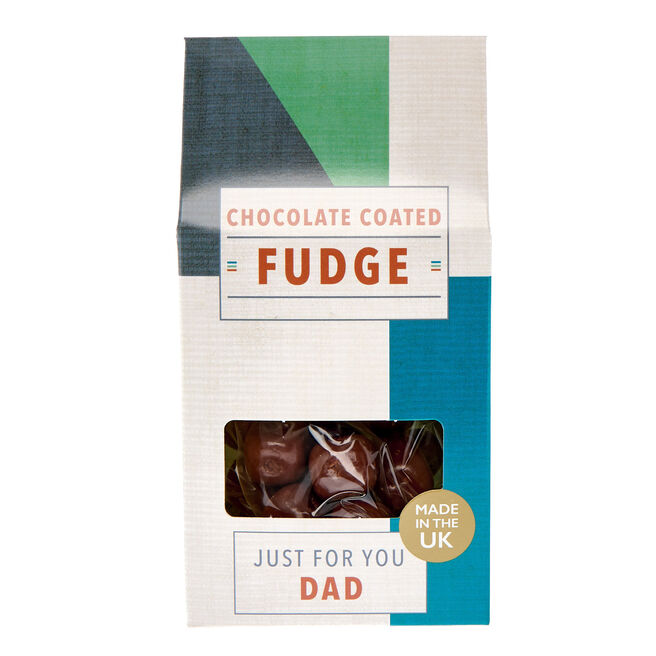 Just For You Dad Chocolate Coated Fudge